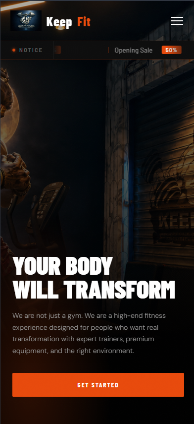 Keep Fit Poster